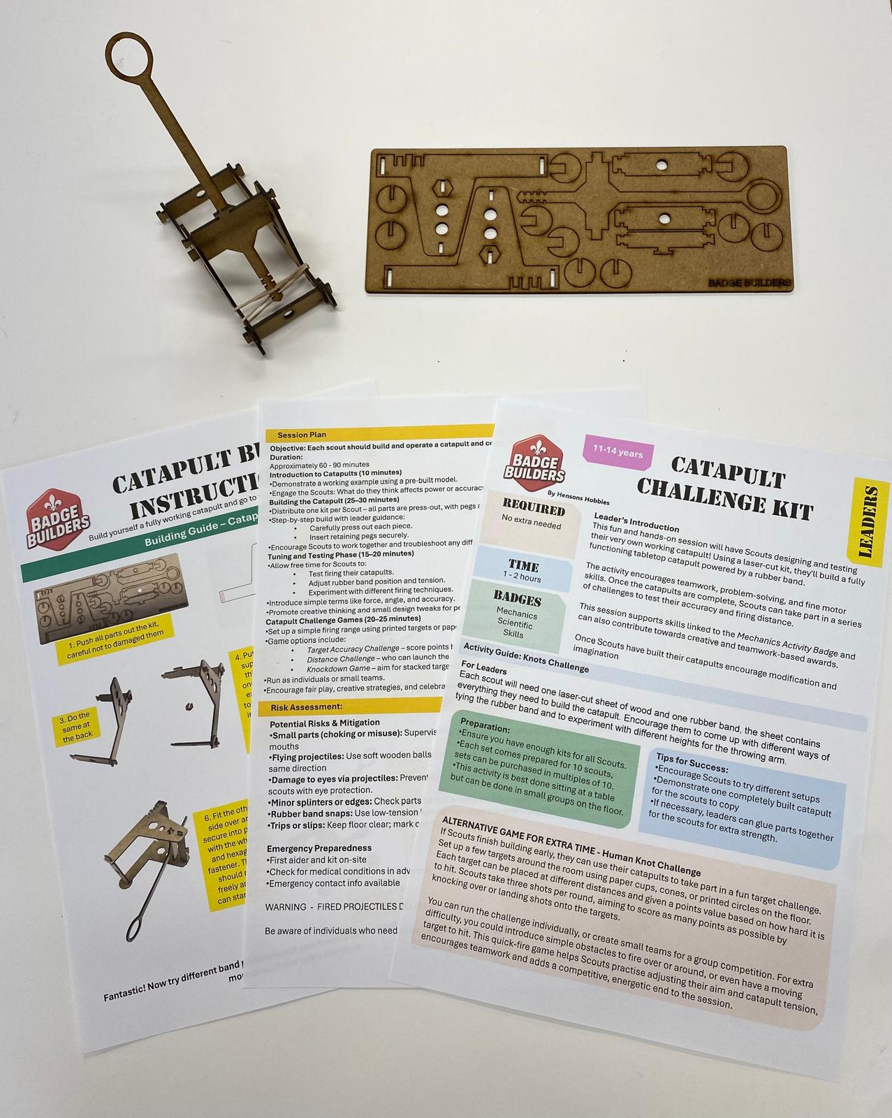 Scouts Catapult kit - Ages 11-14 (box of 10)