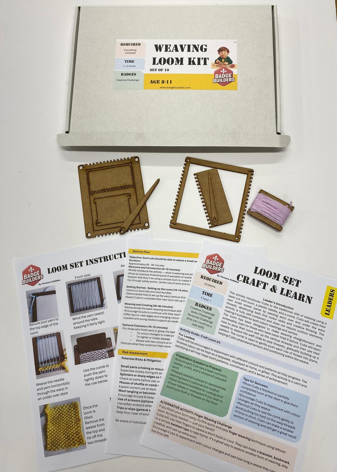 Cubs - Weaving Loom Kit - Ages 8 -11