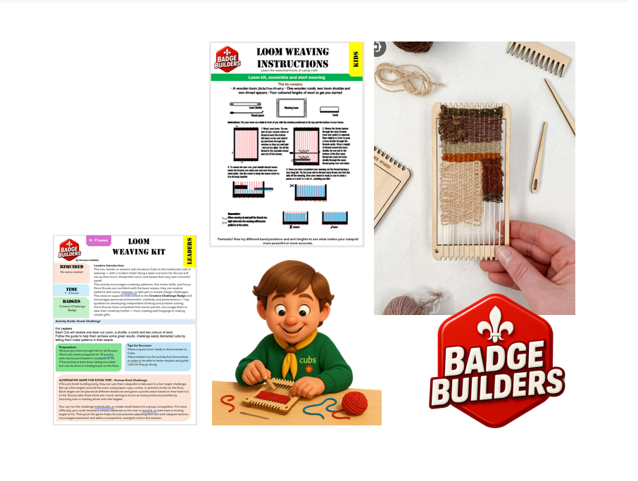 Cubs - Weaving Loom Kit - Ages 8 -11