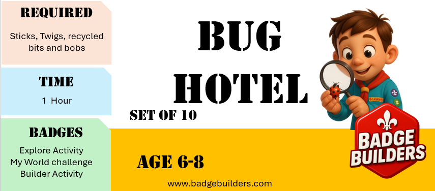 Beavers Bug Hotel & Explore - Ages 6-8