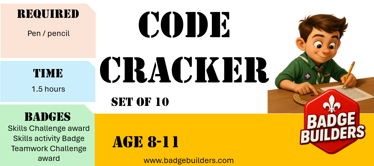 Cubs - Code Cracking Kit - Ages 8 -11