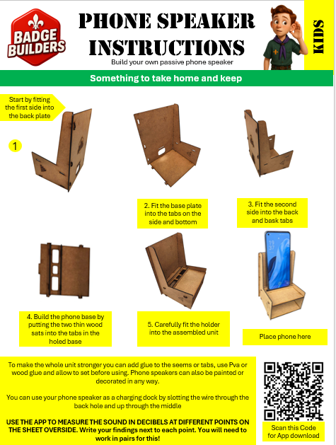 Scout Sound & Phone Speaker - Ages 11-14