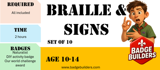 Scout Braille & Sign language - Ages 11-14